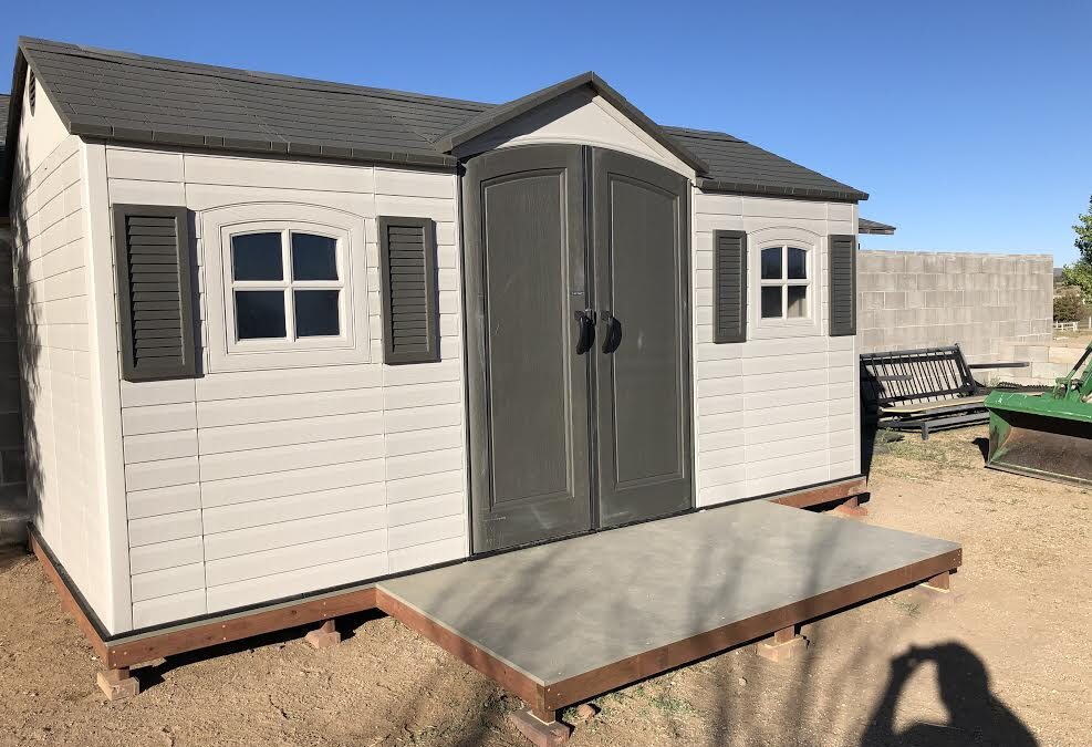 2 Projects for Happy’s Dream Ranch: Lifetime Shed and Cat House