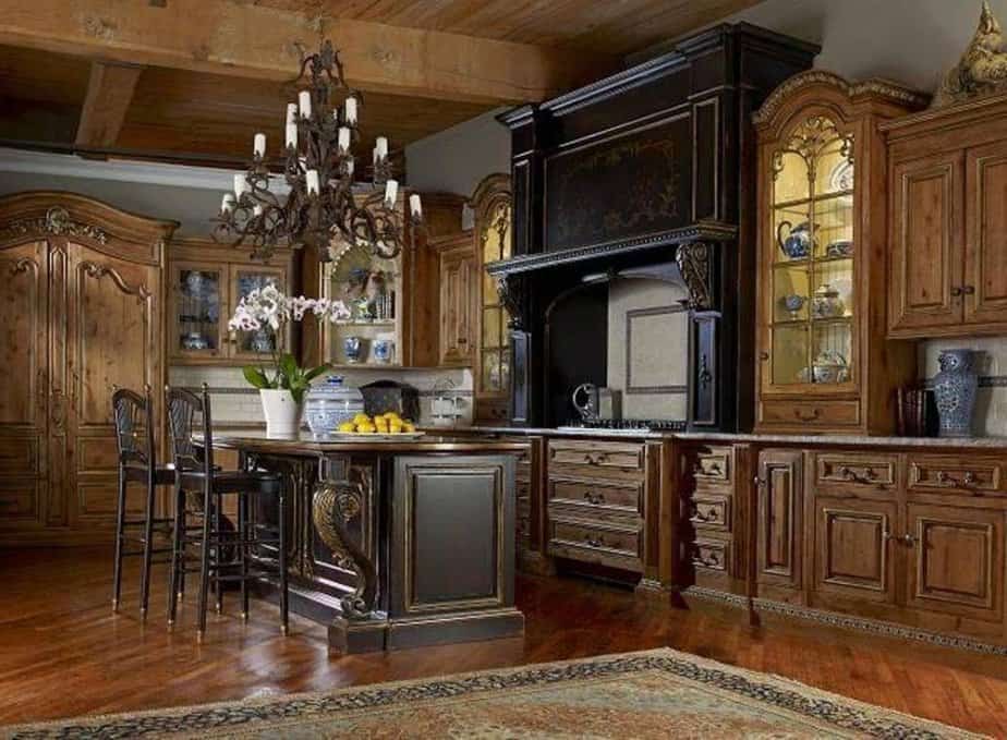 Habersham home-life style Tuscan kitchen cabinets