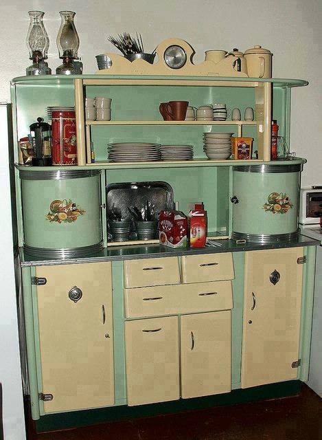 40s style retro hoosier cupboards
